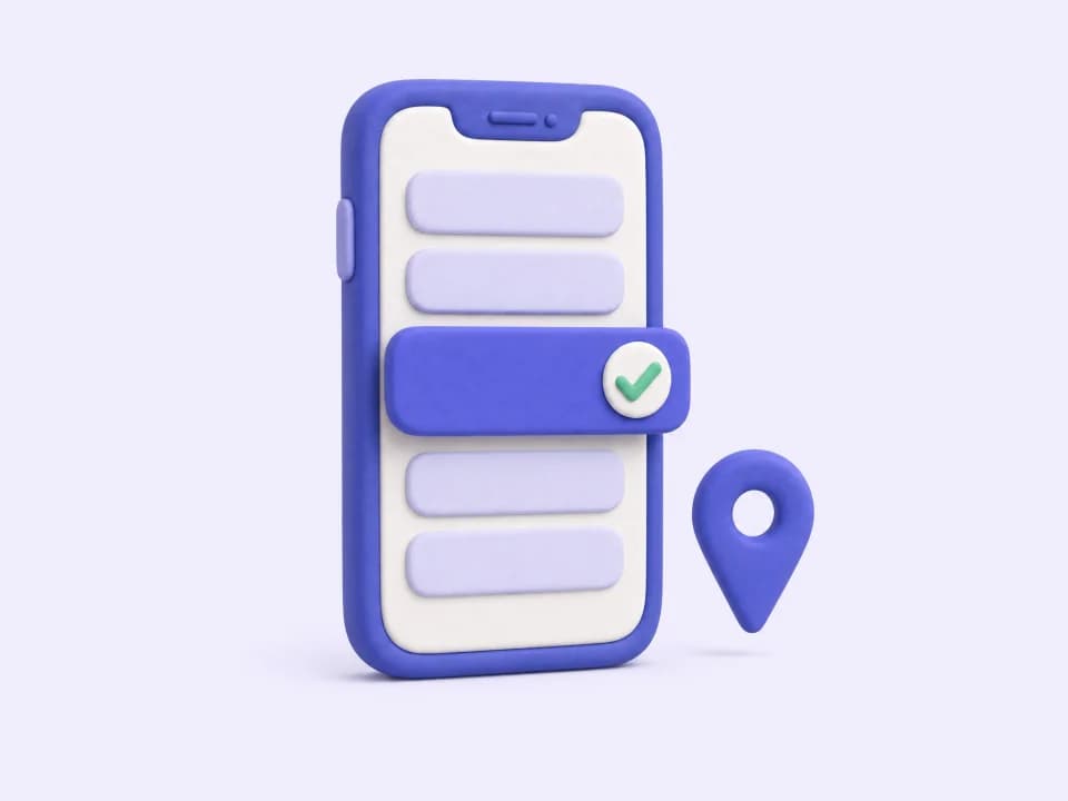 A phone showing a list of numbers with one of them chosen