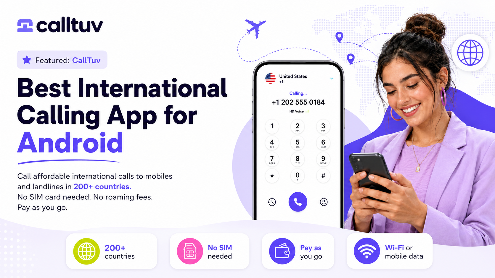 Best International Calling App for Android - CallTuv Review 2026