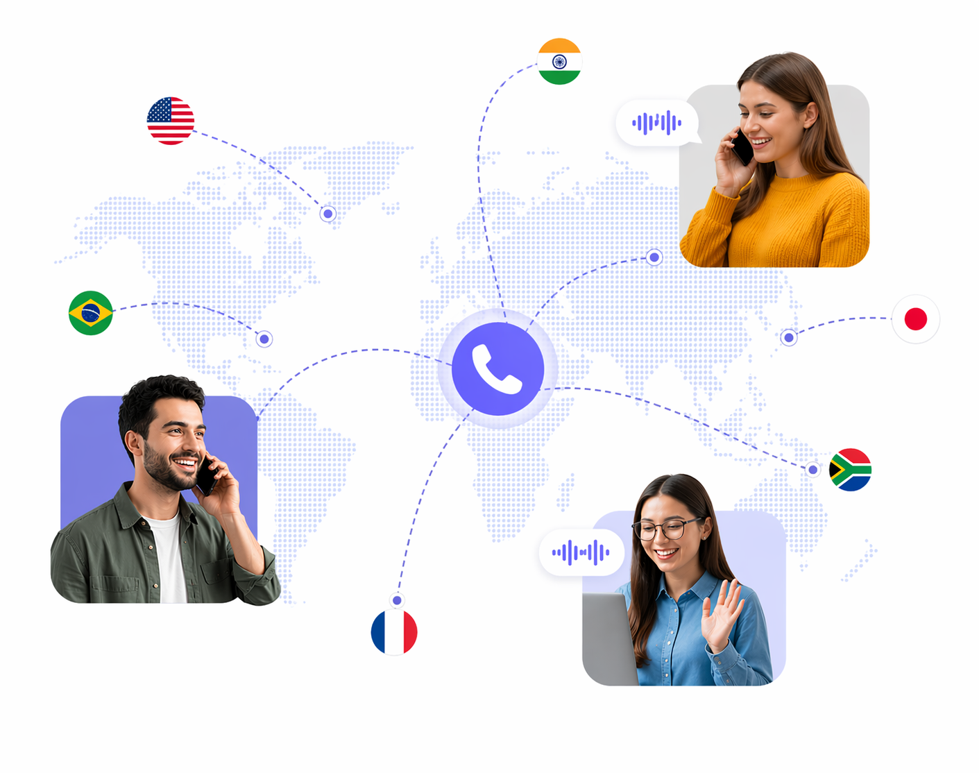 CallTuv browser calling interface preview